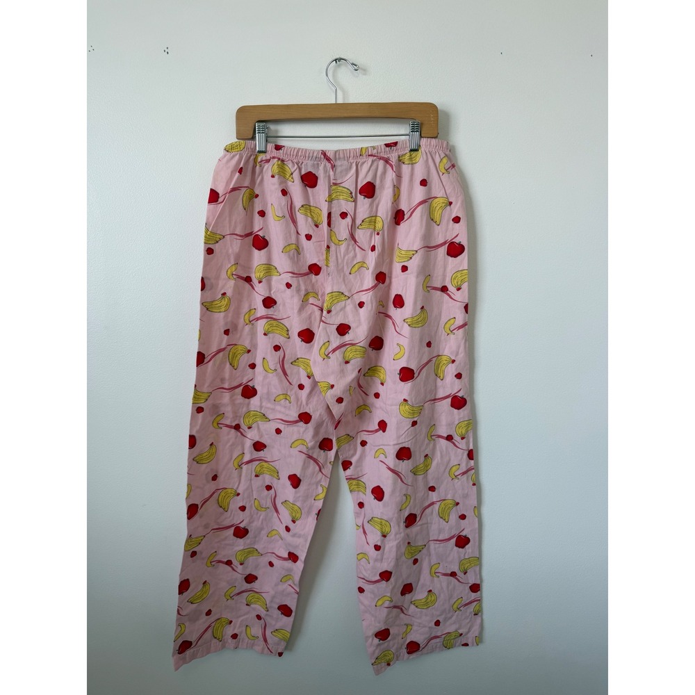 Vintage Y2K Roundy Bay Apples & Bananas Pajama Pants – Size XL – GUC - Picture 3 of 3